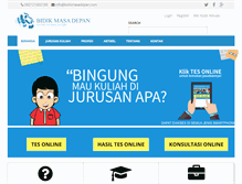 Tablet Screenshot of bidikmasadepan.com